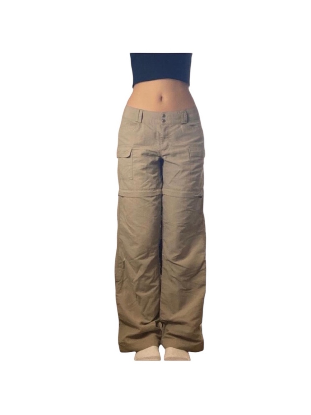 NWT THE NORTH FACE Girl's Horizon CONVERTIBLE PANTS PACHE Taupe Medium (10/12)